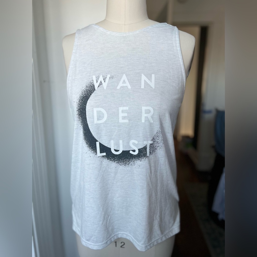 Adidas tank with v neck back